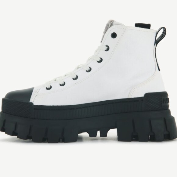 Palladium Women’s White High-Top Lug Sole Sneakers - Picture 14 of 14